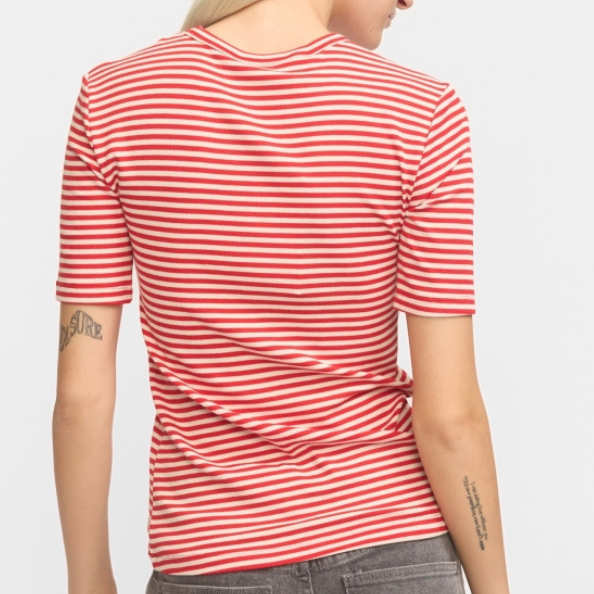 SOFT REBELS - T-SHIRT - FENJA SR124-304 - RACING RED