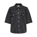 ONLY - DENIMSKJORTE - BELLE 15347084 - WASHED BLACK