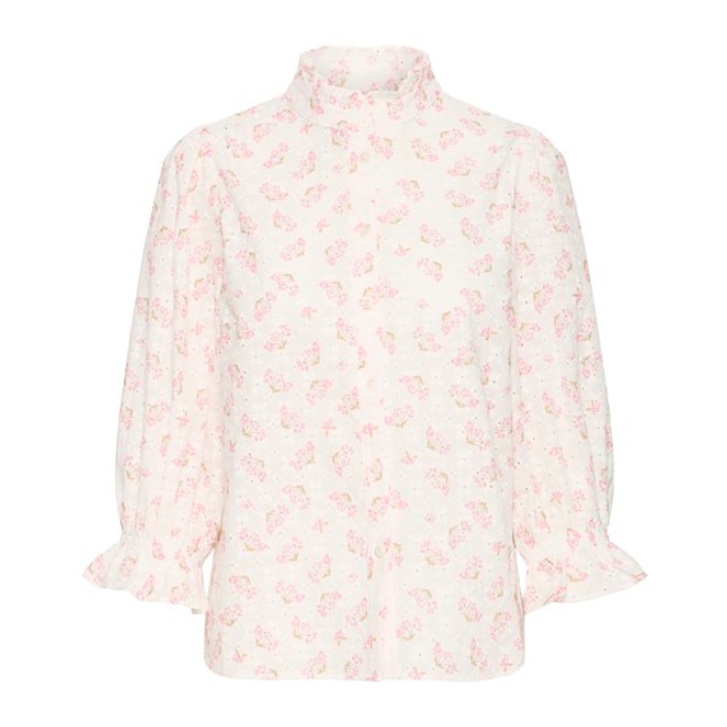 PULZ - SKJORTE - WILLA 50208926 - ASH ROSE PRINT