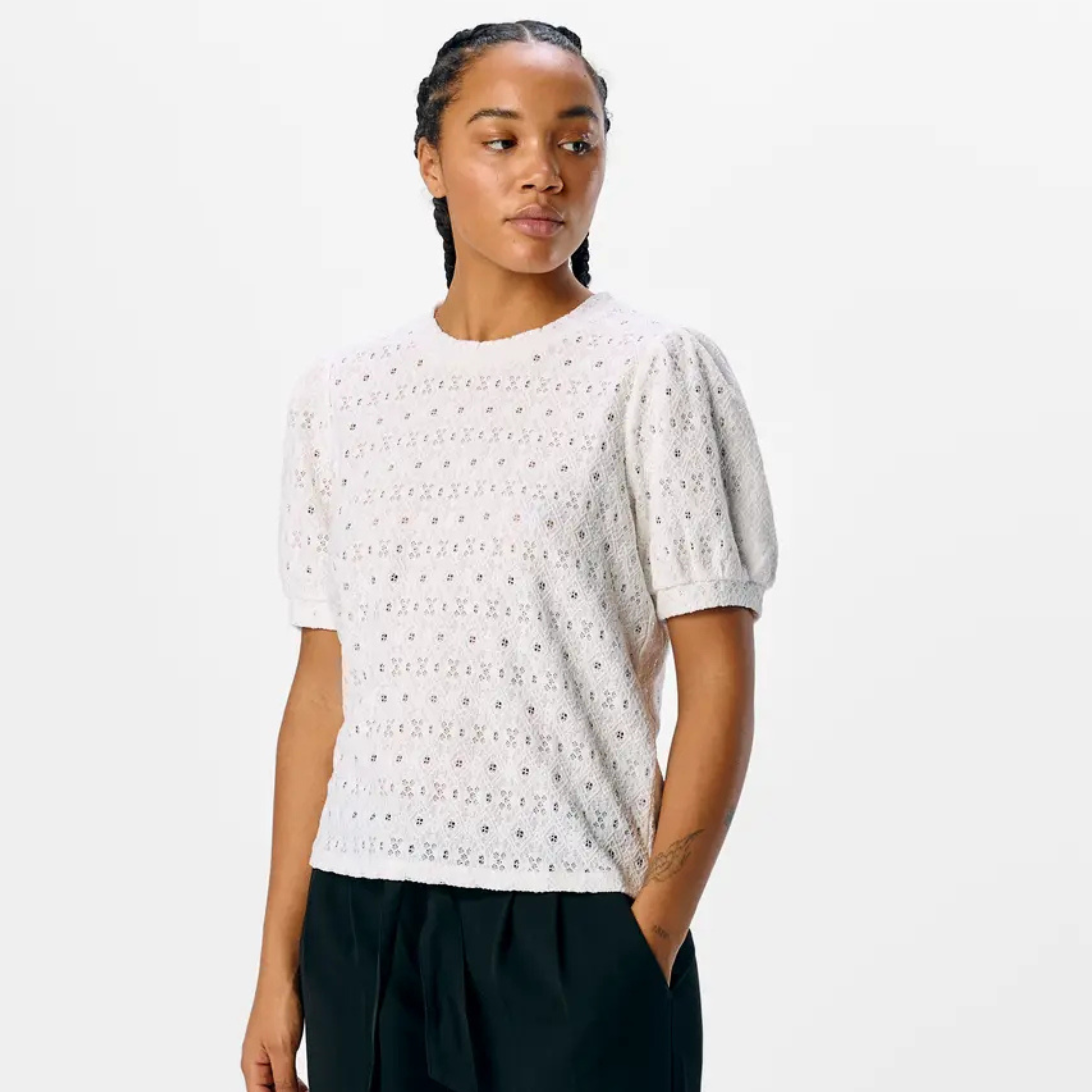 OBJECT - TOP - LAILA 23045729 - CLOUD DANCER