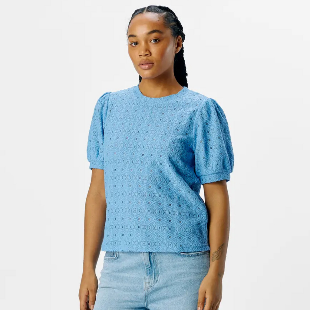 OBJECT - TOP - LAILA 23045729 - CORNFLOWER BLUE