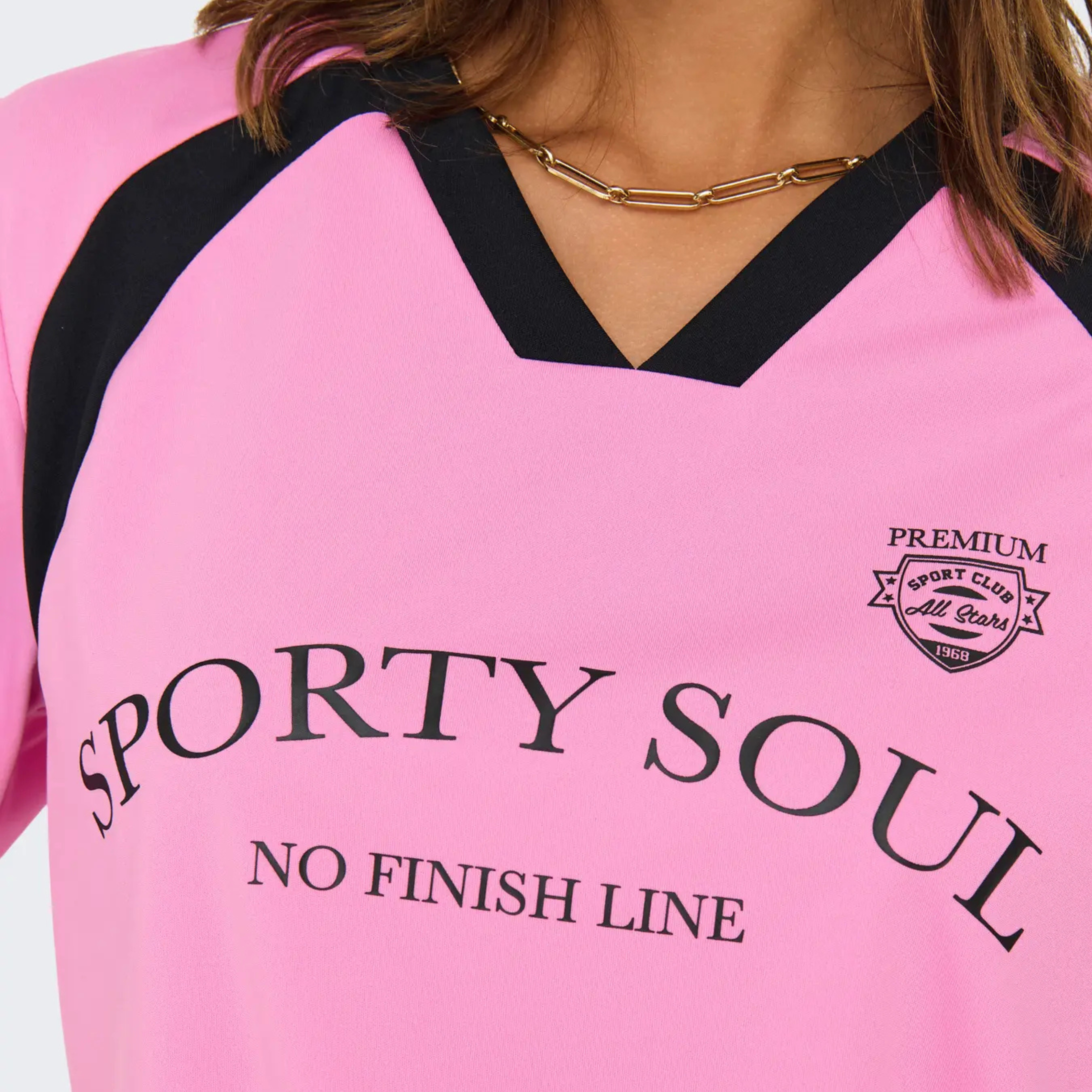 ONLY - T-SHIRT - NADINE 15345445 - FUCHSIA PINK/SPORTY