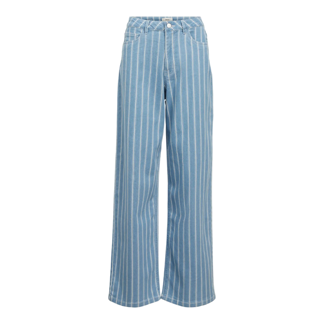 OBJECT - JEANS - MOJI MOLLIE 23046420 - LIGHT BLUE DENIM/WHITE