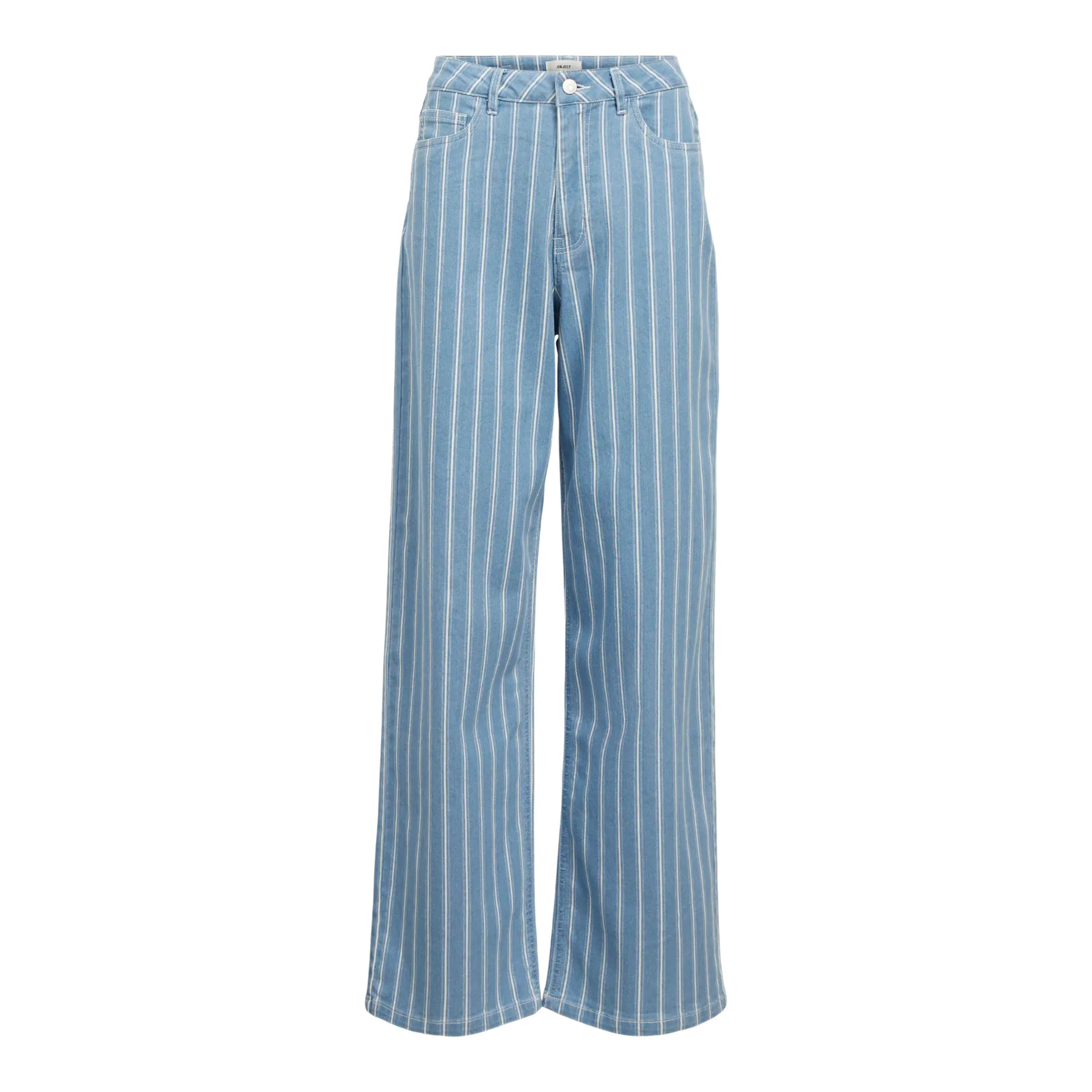 OBJECT - JEANS - MOJI MOLLIE 23046420 - LIGHT BLUE DENIM/WHITE