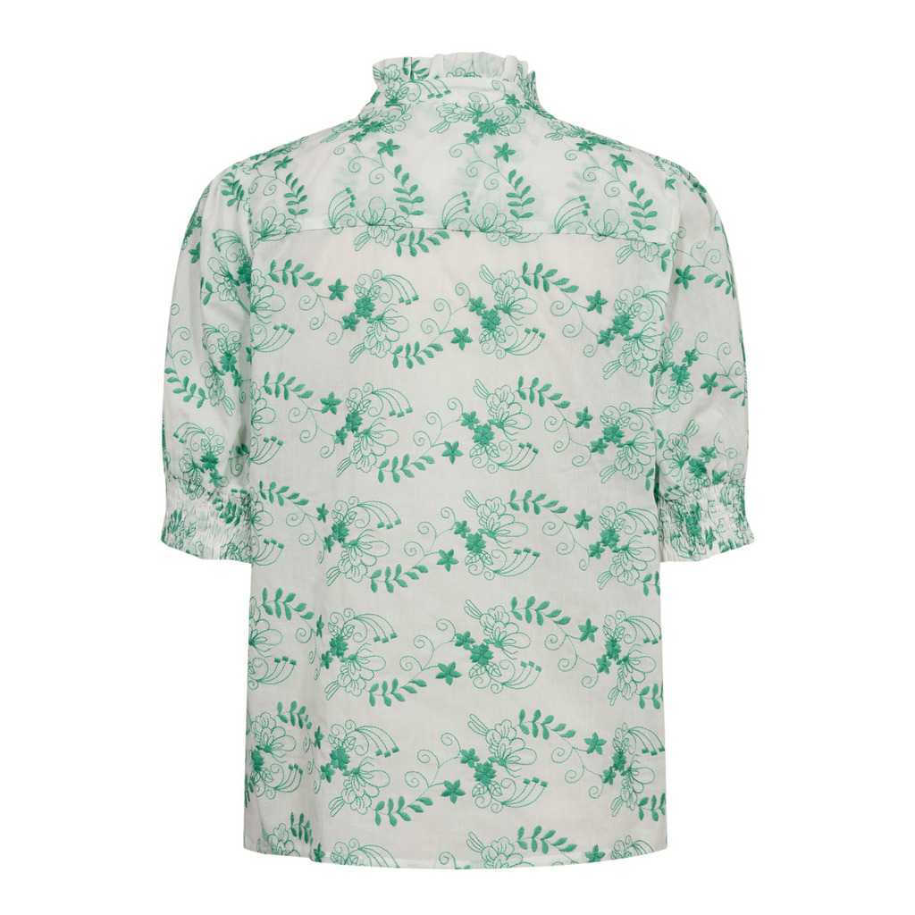 NÜMPH - SKJORTE - LIVA 705611 - GREEN SPRUCE