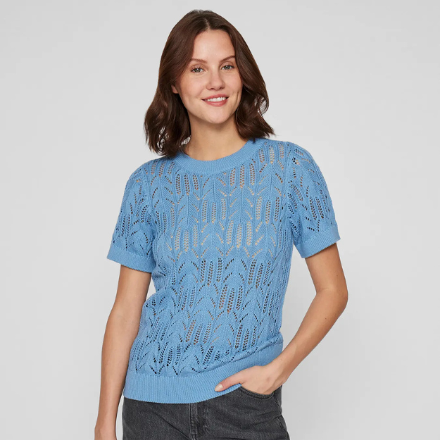 VILA - STRIK - COTTI 14102700 - BLISSFUL BLUE