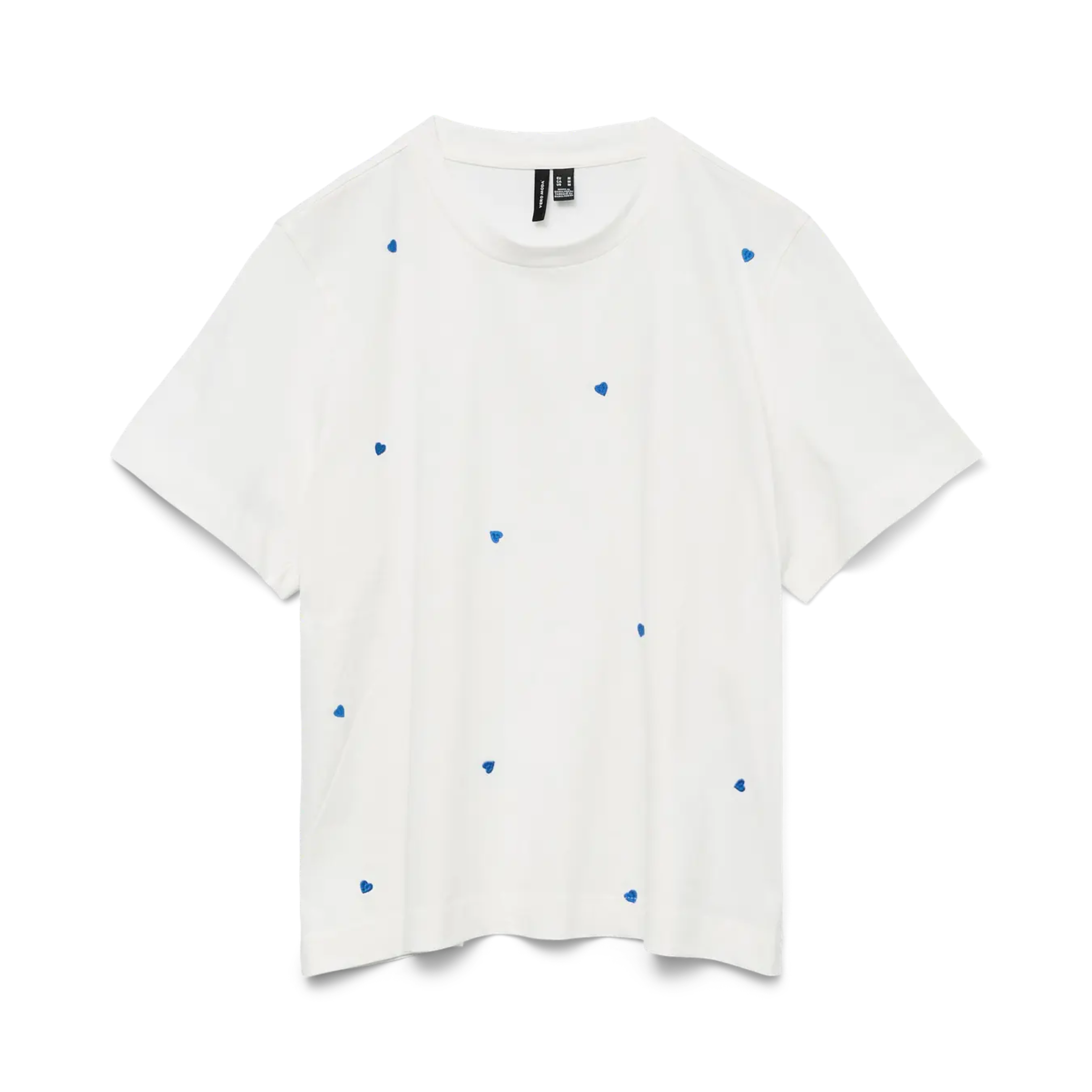 VERO MODA - T-SHIRT - SOLVEI METTE 10325318 - SNOW WHITE PRINT/HEARTS