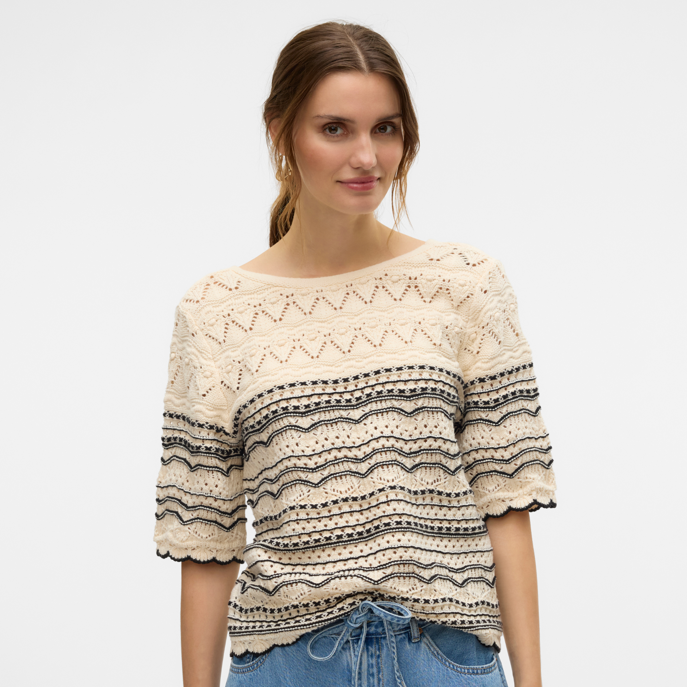 VERO MODA - STRIK - MADEIRA 10326513 - BIRCH/SORT