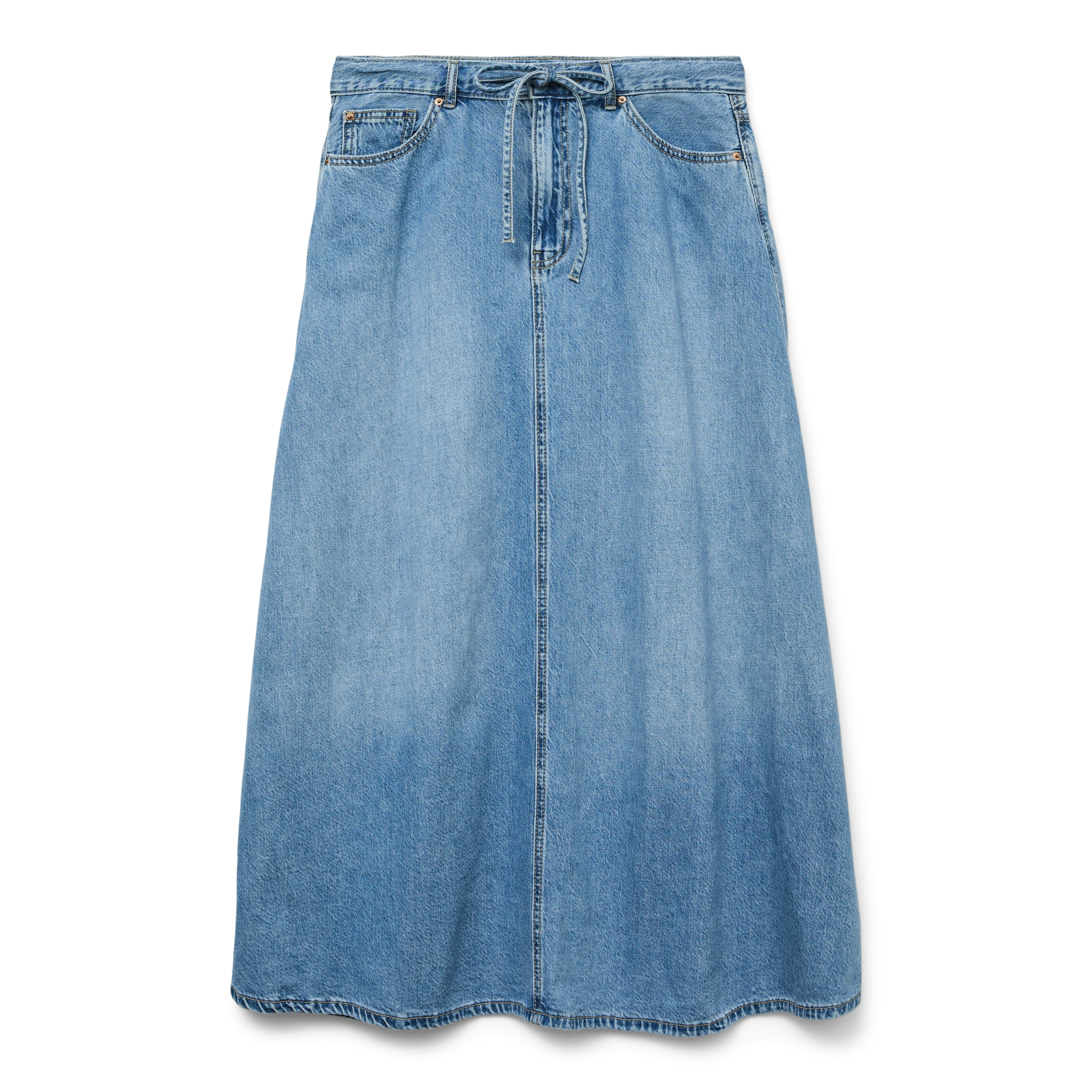 VERO MODA - NEDERDEL - HILLA 10326711 - LIGHT BLUE DENIM