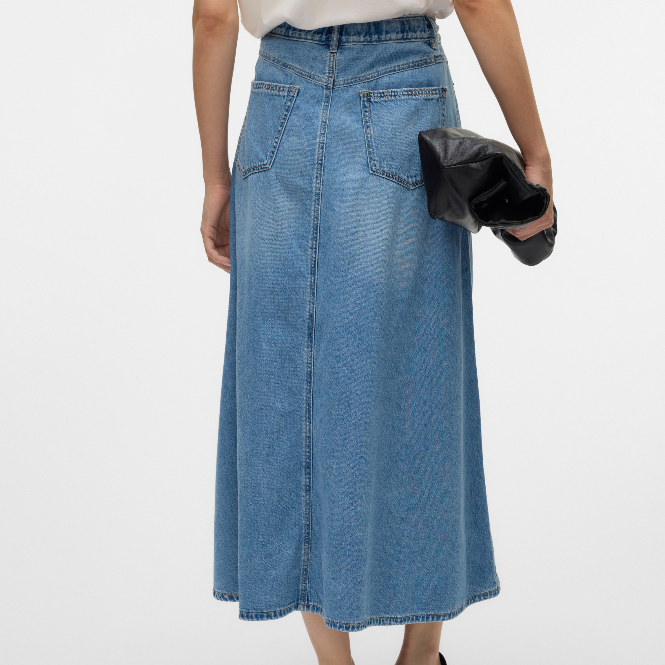 VERO MODA - NEDERDEL - HILLA 10326711 - LIGHT BLUE DENIM
