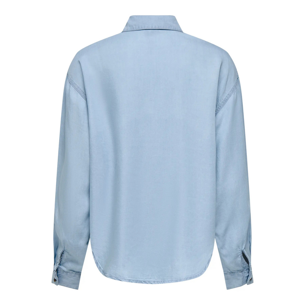 ONLY - SKJORTE - CHARIS 15337928 - LIGHT BLUE DENIM