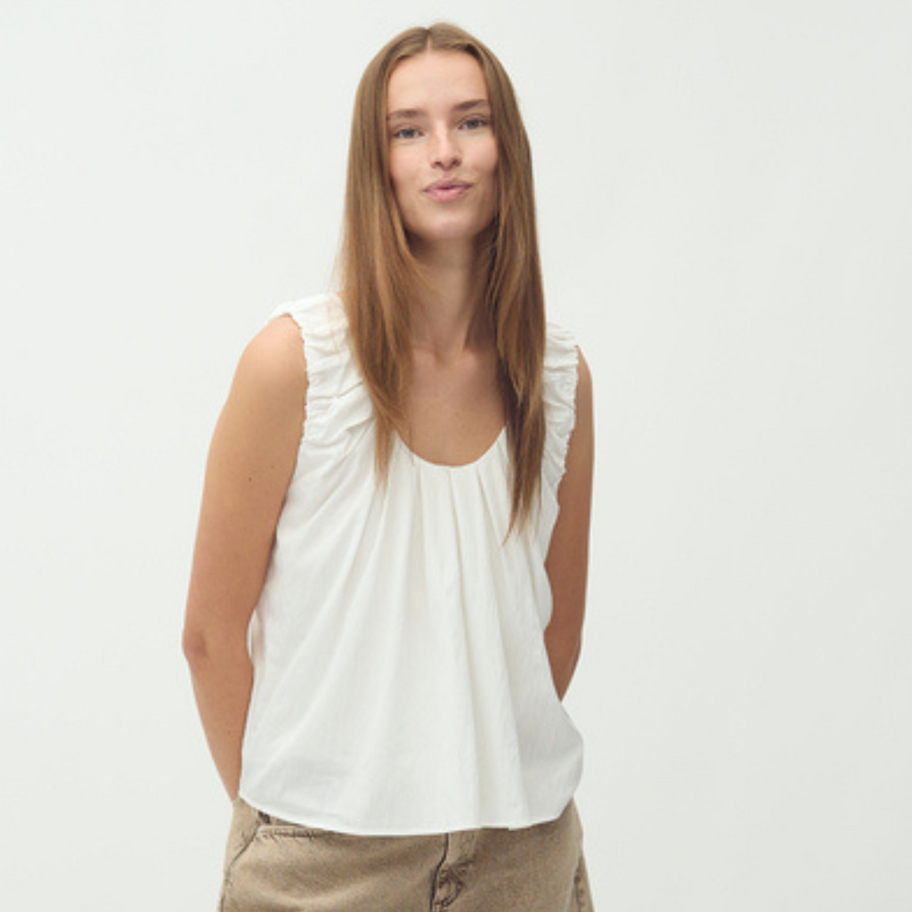 MBYM - TOP - ZELANA TWILIA 62080329 - HVID