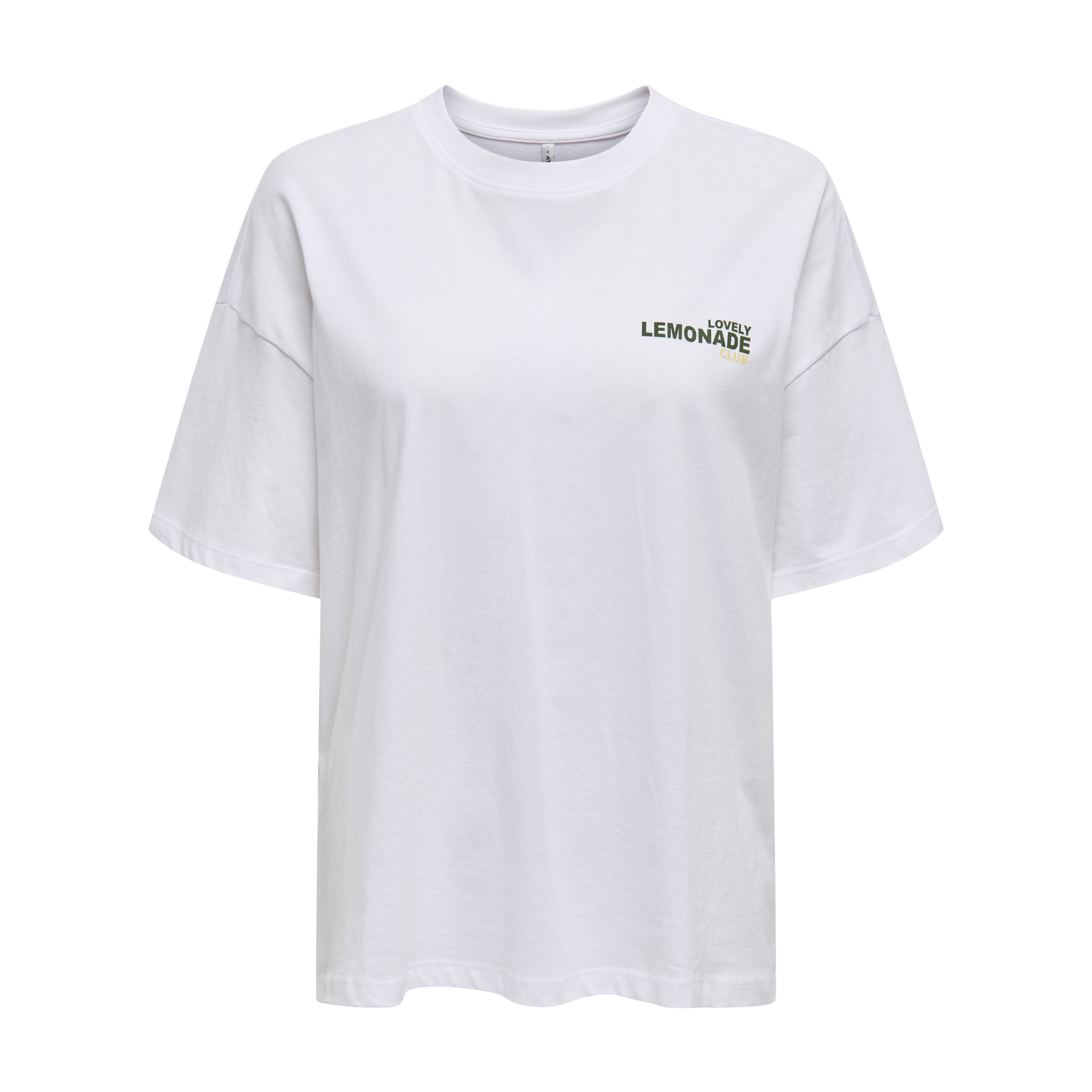 ONLY - T-SHIRT - VIVVI 15346761 - BRIGHT WHITE/LEMONADE
