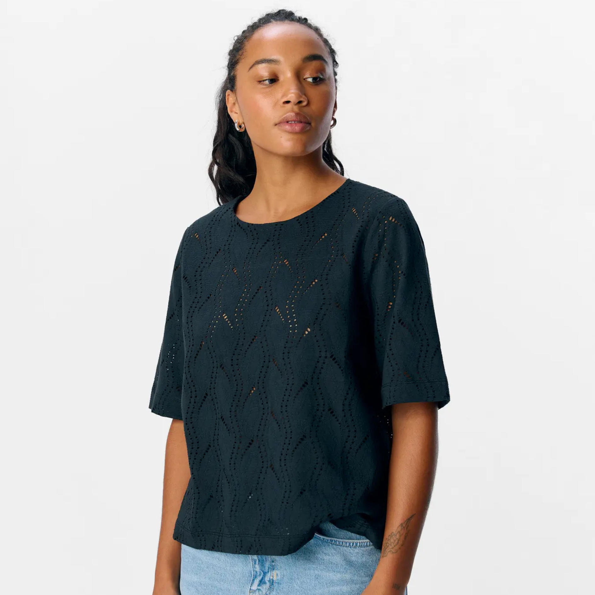 OBJECT - BLUSE - AVA 23045695 - SORT