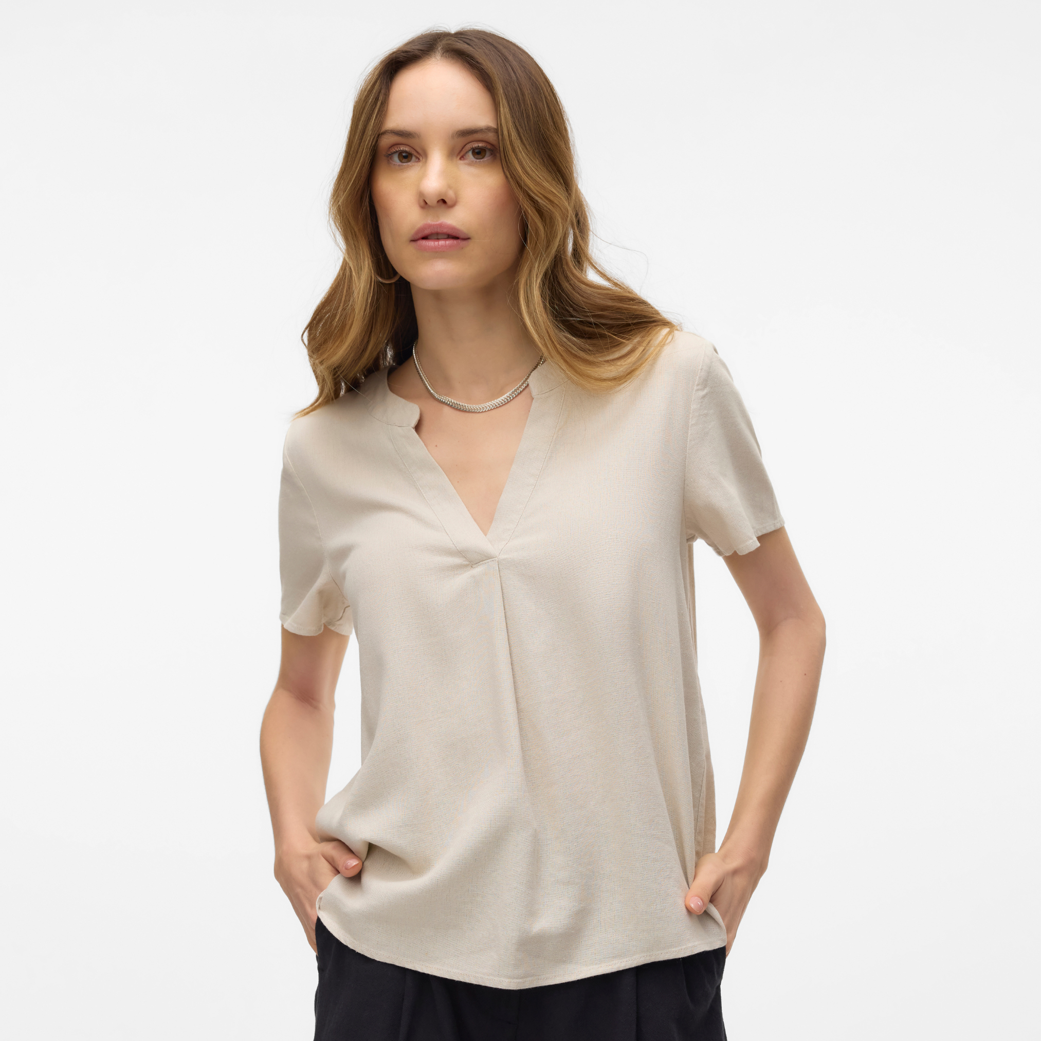 VERO MODA - TOP - MYMILO 10303660 - SILVER LINING