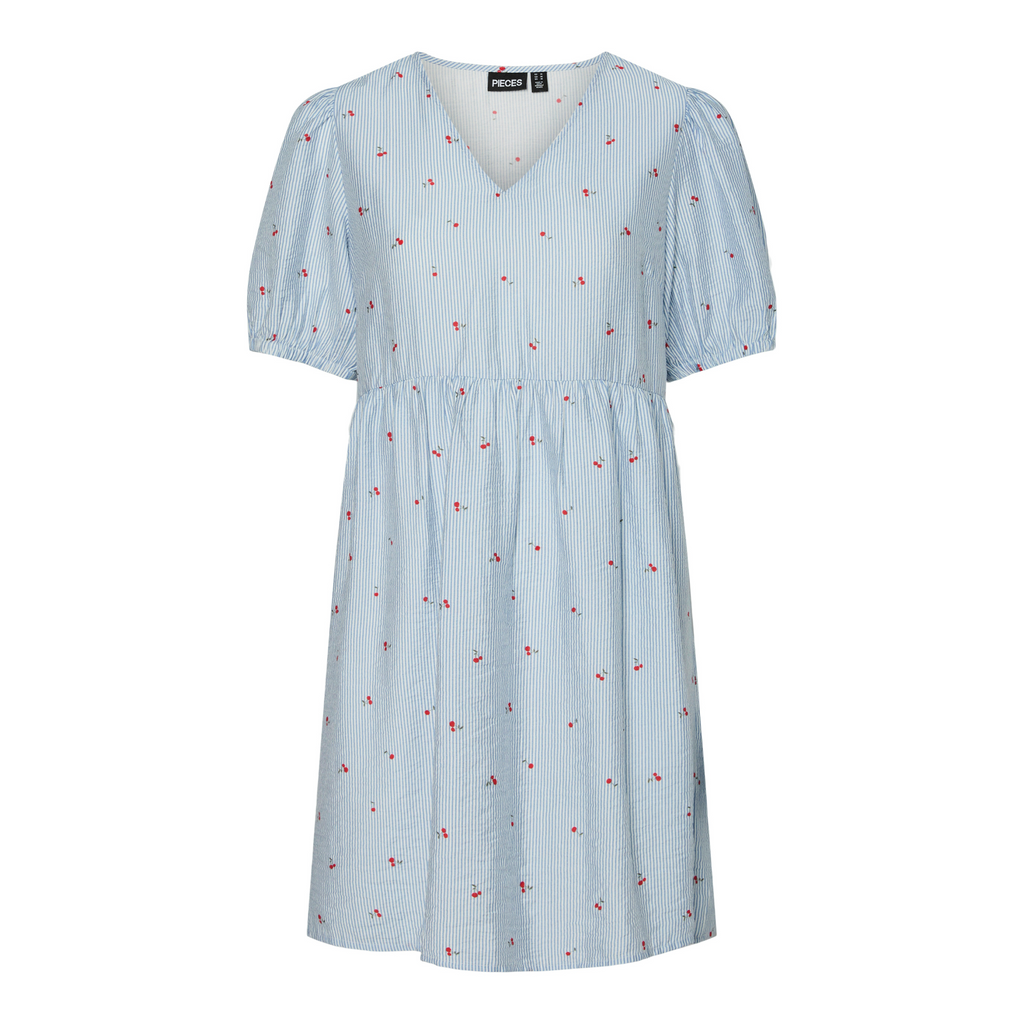 PIECES - KJOLE - FIONNA 17158859 - LICHEN BLUE CHERRY