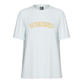 PIECES - T-SHIRT - TAYA 17158714 - BRIGHT WHITE/SUNKISSED