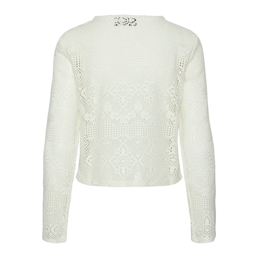 PIECES - CARDIGAN - KADDI 17151088 - CLOUD DANCER