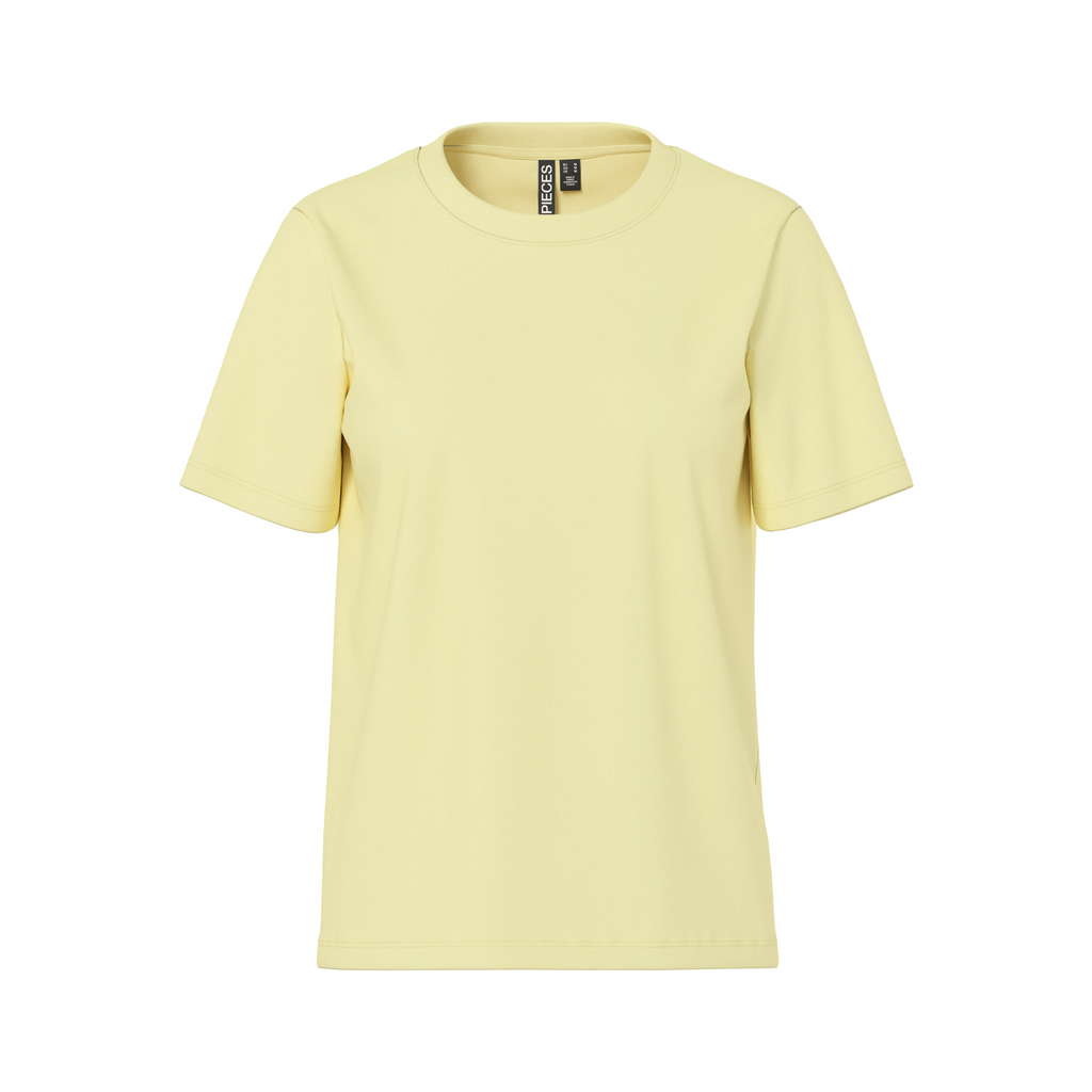 PIECES - T-SHIRT - RIA SOLID 17140802 - FRENCH VANILLA