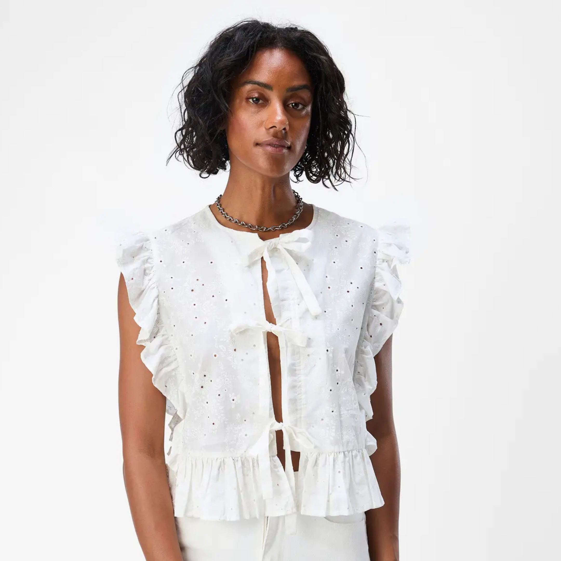OBJECT - TOP - CILIE 23042491 - CLOUD DANCER