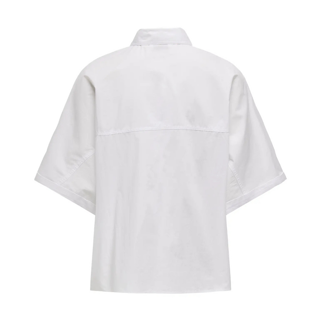ONLY - SKJORTE - MARI BOXY 15348868 - BRIGHT WHITE