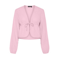 PIECES - BLUSE - SASTINA 17156480 - PINK A BOO