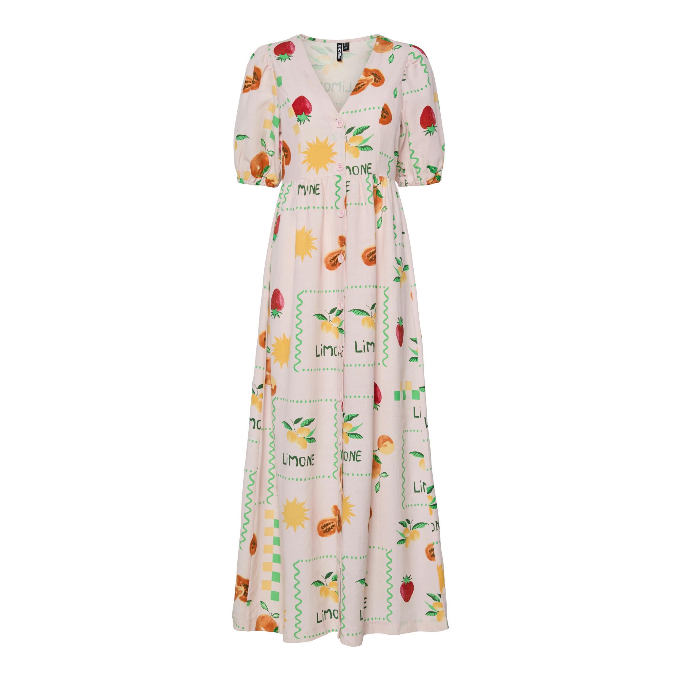 PIECES - KJOLE - LIMONE 17159842 - BALLERINA LIMONE