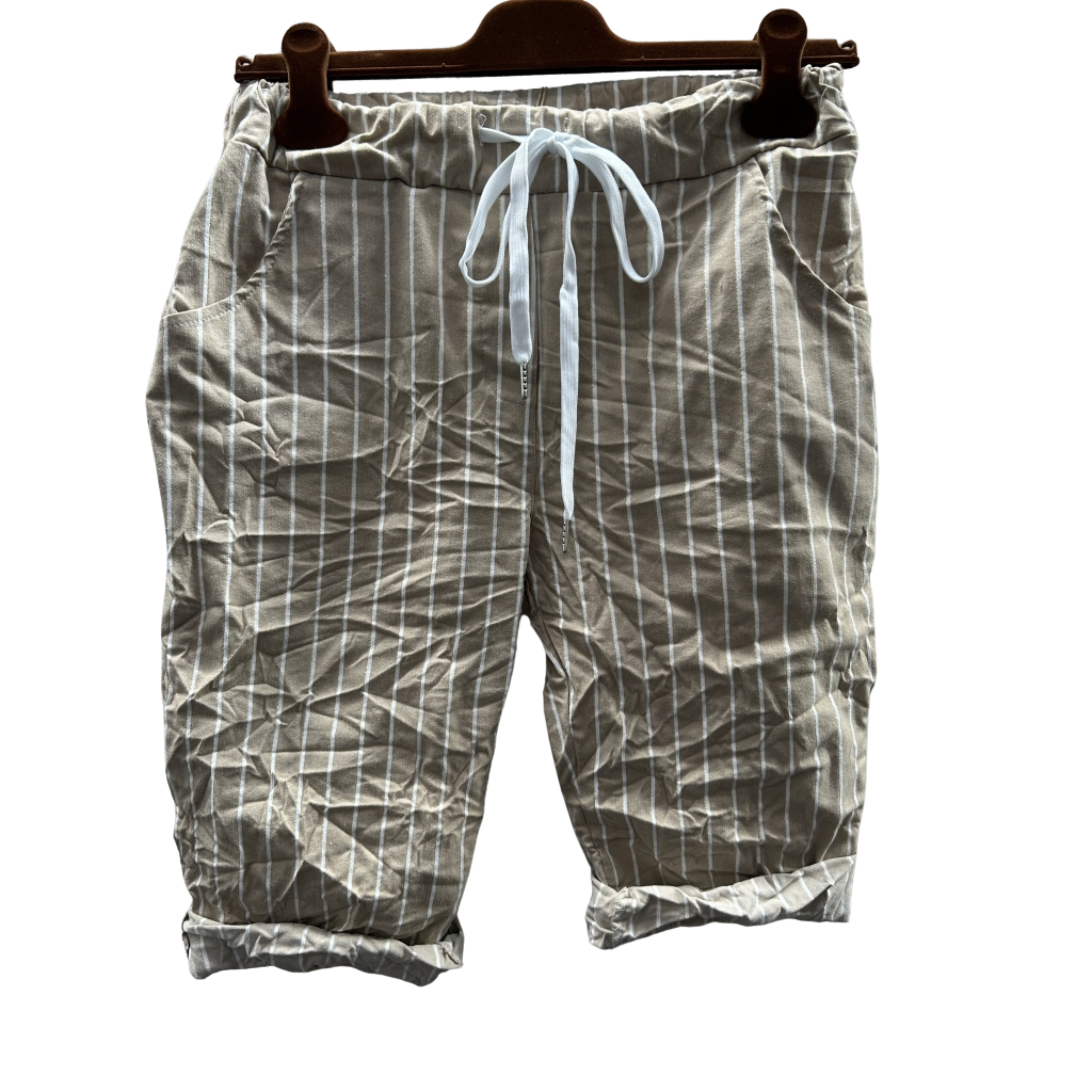 MARTA DU CHATEAU - SHORTS - LIANA 21909 - BEIGE