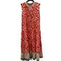 MARTA DU CHATEAU - KJOLE - LUCIE 259153 - RED/BEIGE
