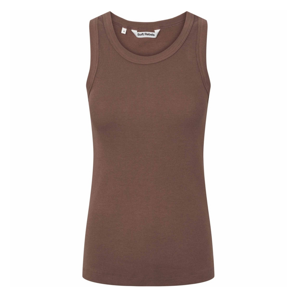SOFT REBELS - TOP - ADELYNN GOTS SR320-307-1 - COFFEE QUARTZ