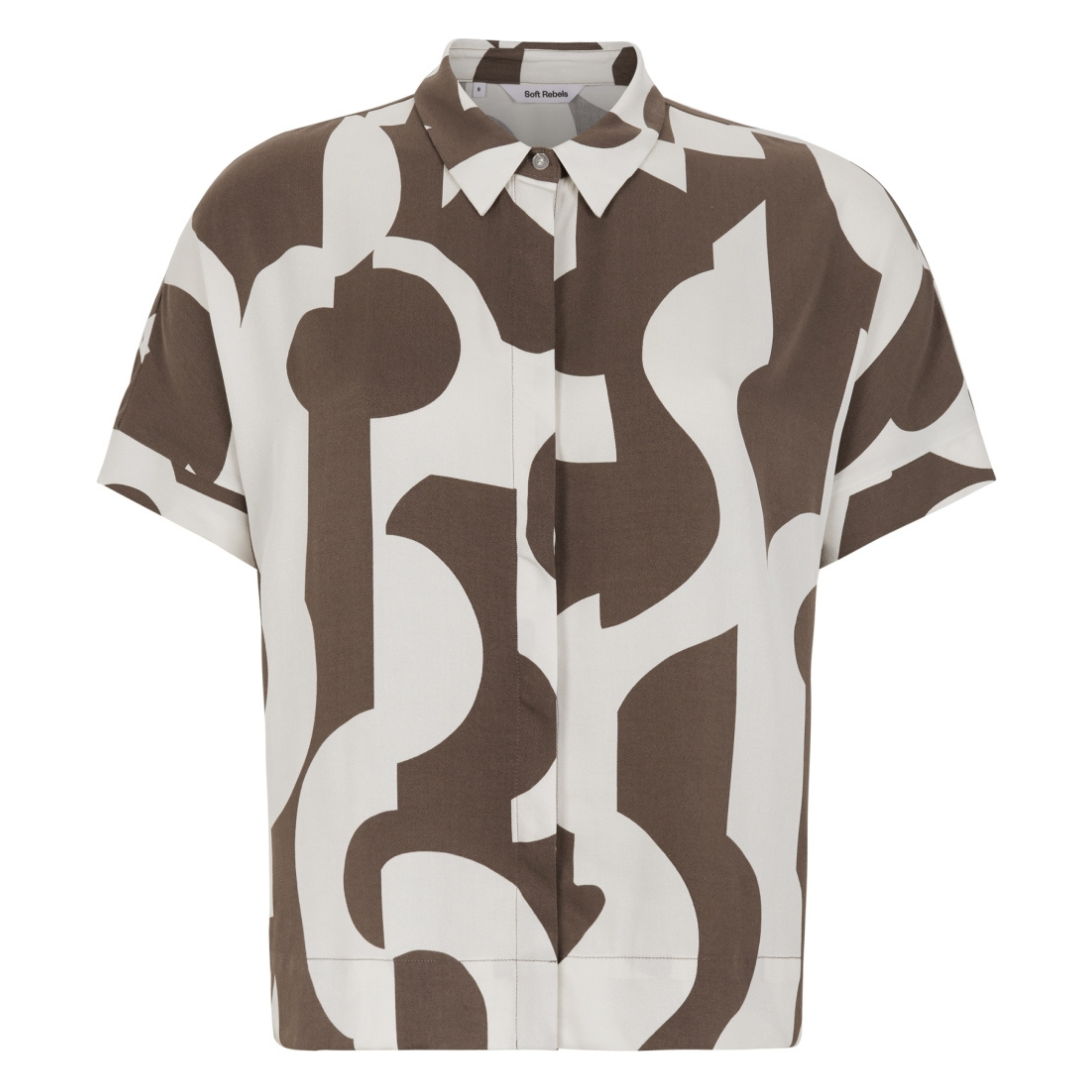 SOFT REBELS - SKJORTE - FIONA FREEDOM SR425-708 - EARTHY ARTSCAPE