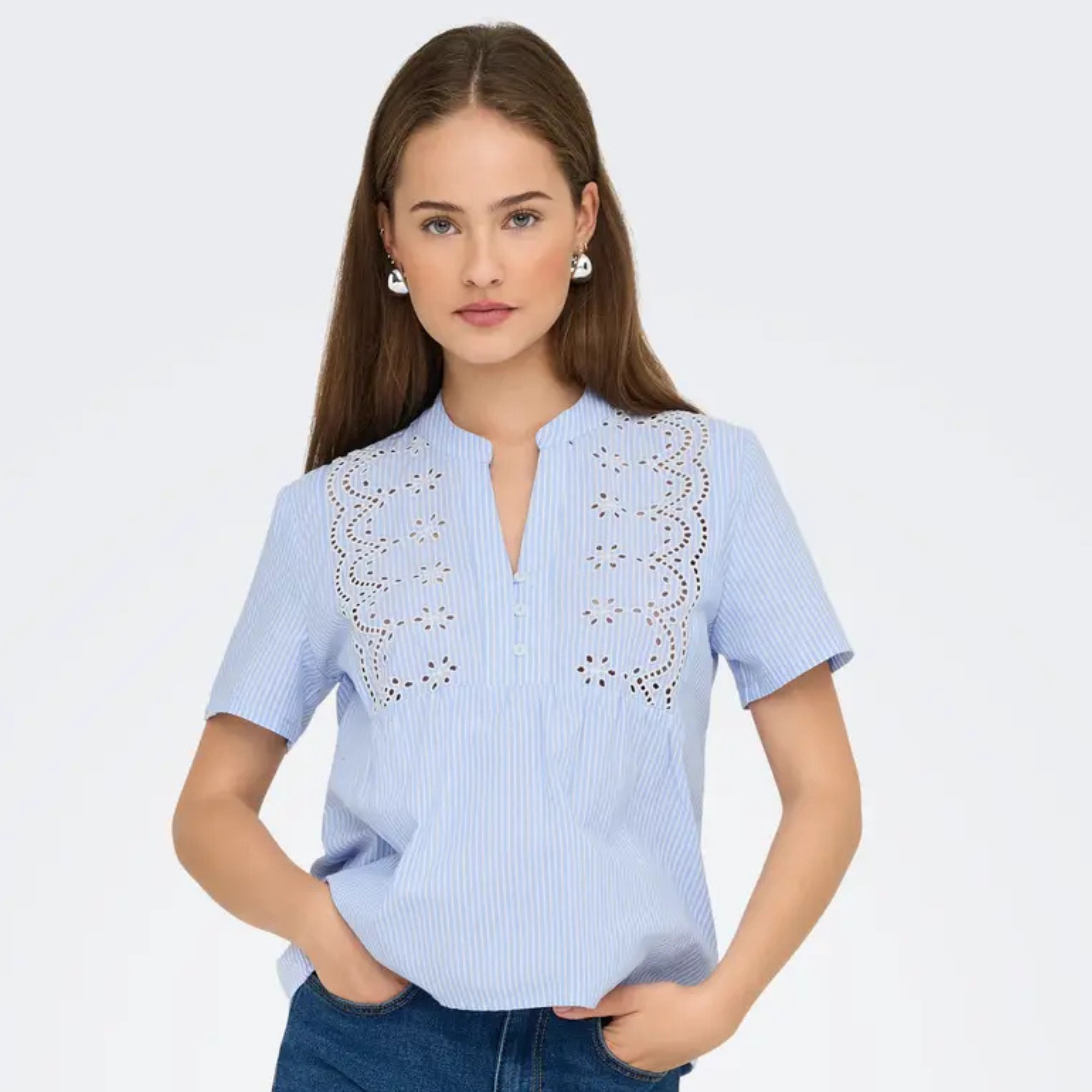 ONLY - TOP - SKANO 15367296 - SERENITY/CLOUD DANCER
