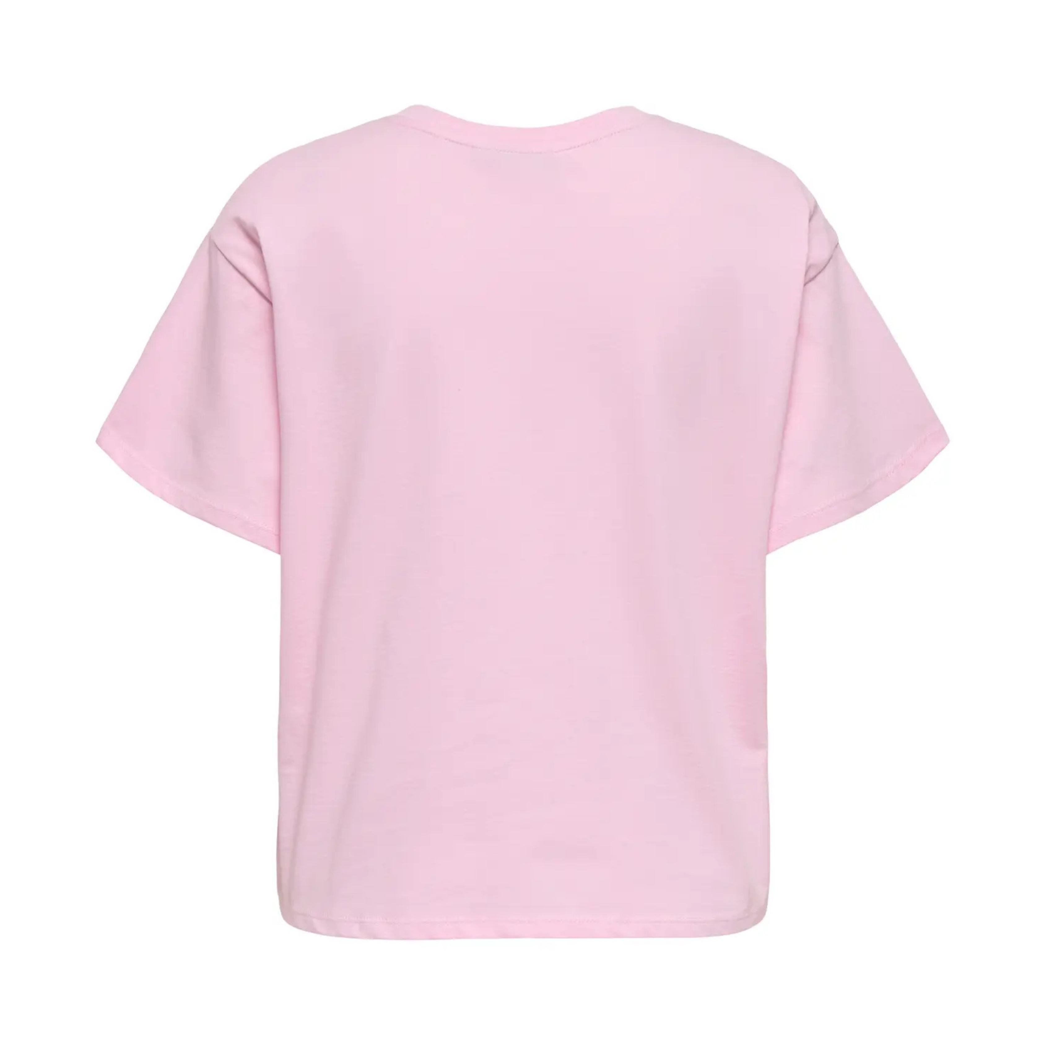 ONLY - T-SHIRT - ZAMMY 15365527 - PINK LADY HEART