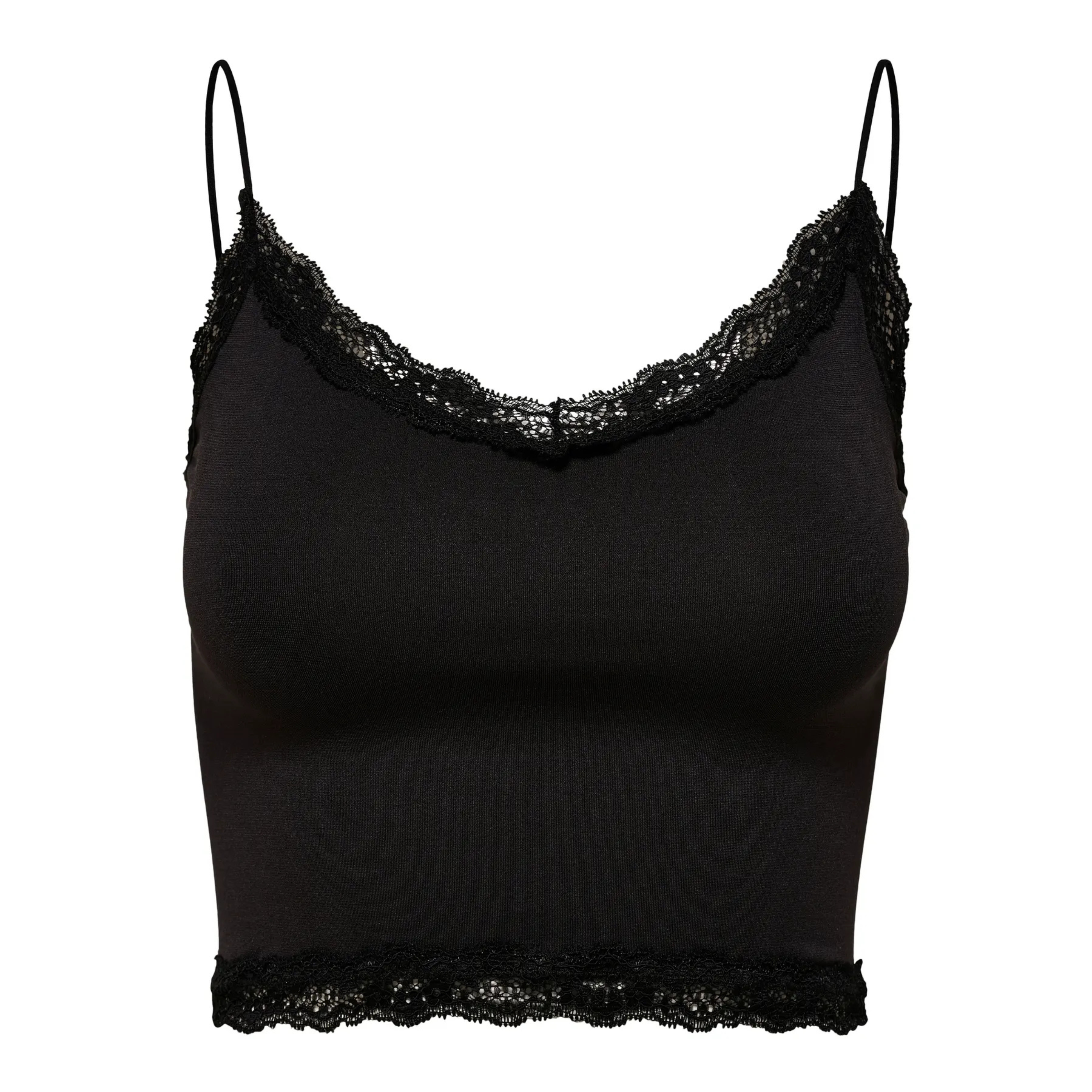 ONLY - TOP - VICKY SEAMLESS CROPPED 15190175 - SORT