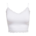 ONLY - TOP - VICKY SEAMLESS CROPPED 15190175 - BRIGHT WHITE