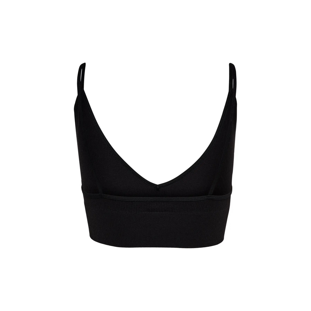 ONLY - BH - VICKY RIB SEAMLESS 15201539 - SORT
