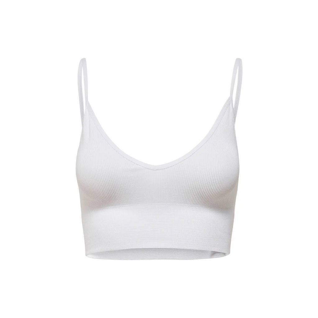 ONLY - BH - VICKY RIB SEAMLESS 15201539 - BRIGHT WHITE