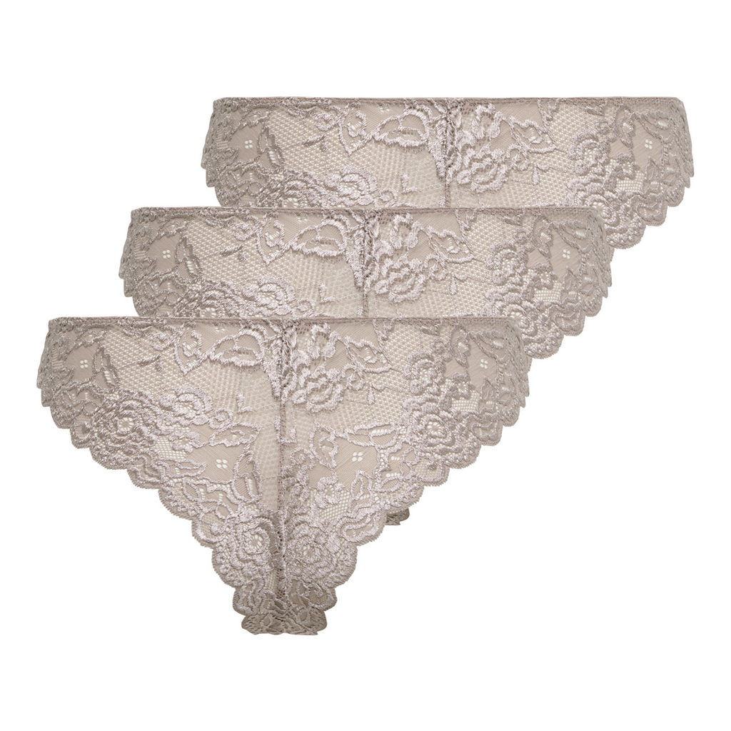 ONLY - 3-PAK TRUSSER - CHLOE BRAZIL LACE 15348960 - ETHERA