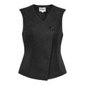 ONLY - VEST - MAIKA 15365803 - DARK GREY MELANGE