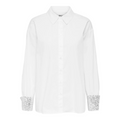 ONLY - SKJORTE - PANAMA 15355828 - BRIGHT WHITE/SEQUINS