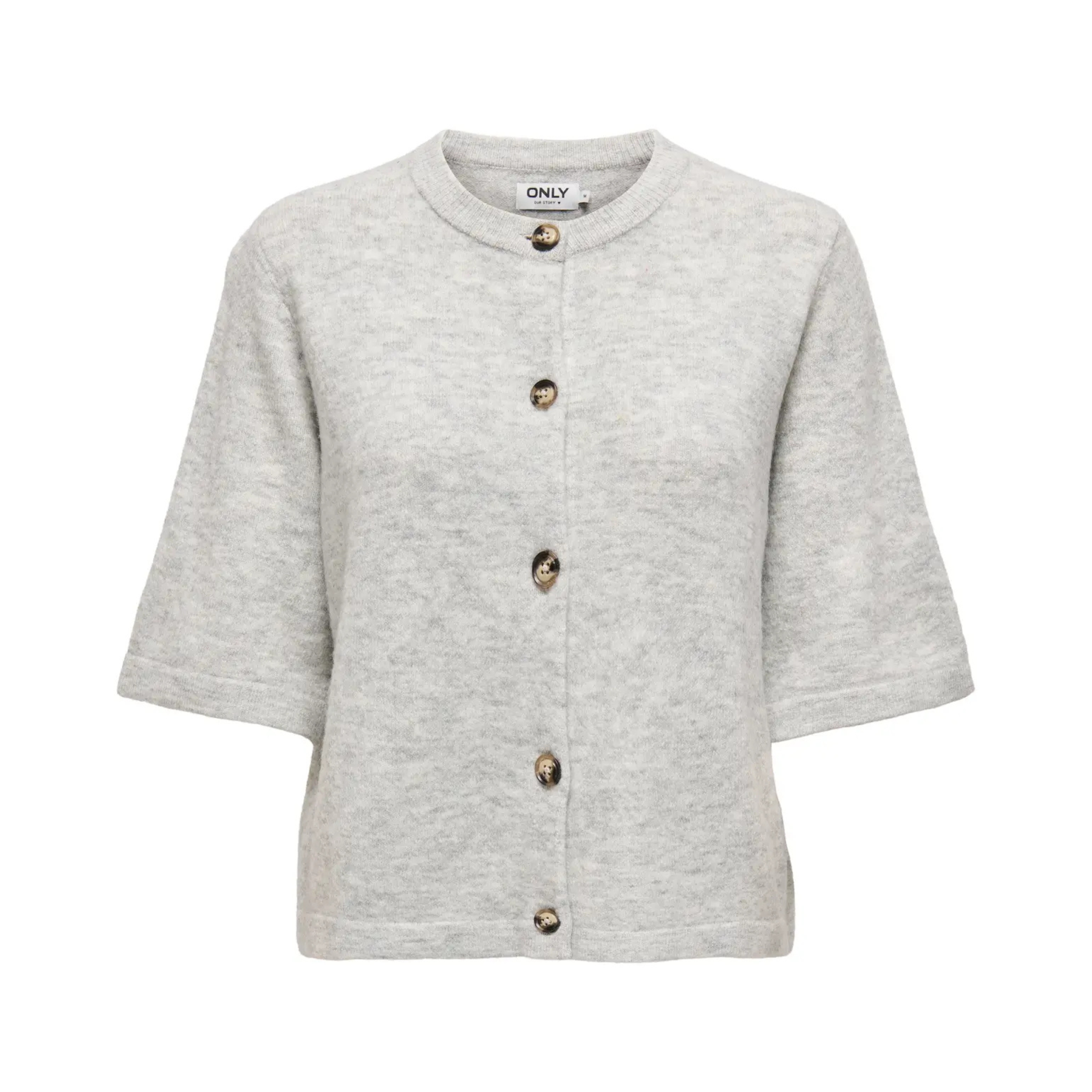 ONLY - CARDIGAN - CAMILLA 15348772 - LIGHT GREY MELANGE