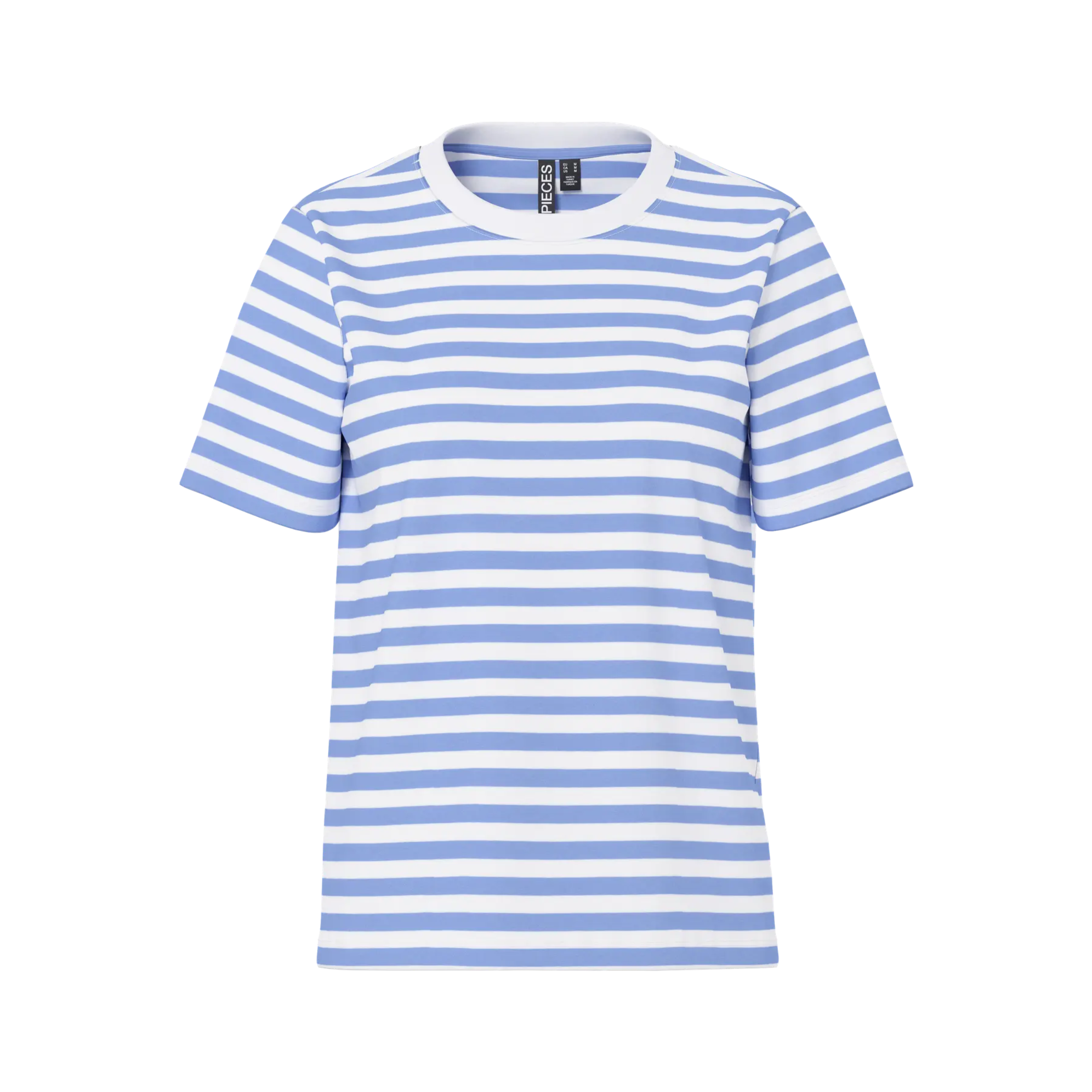 PIECES - T-SHIRT - RIA 17146339 - HYDRANGEA/BRIGHT WHITE