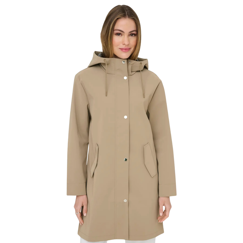 ONLY - REGNJAKKE - SIA 15361318 - SILVER MINK