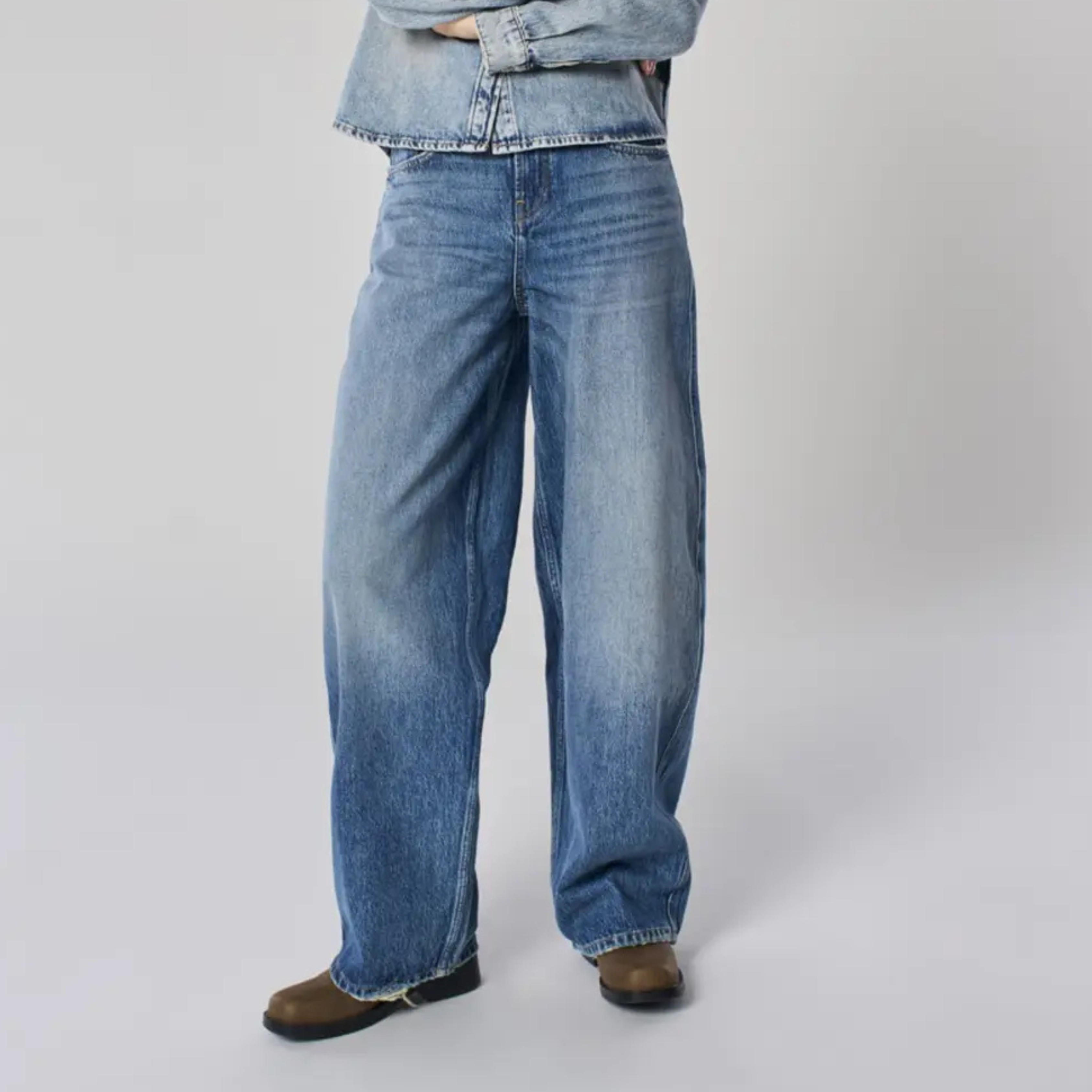 ONLY - JEANS - TAYLOR BARREL 15352198 - DARK BLUE DENIM