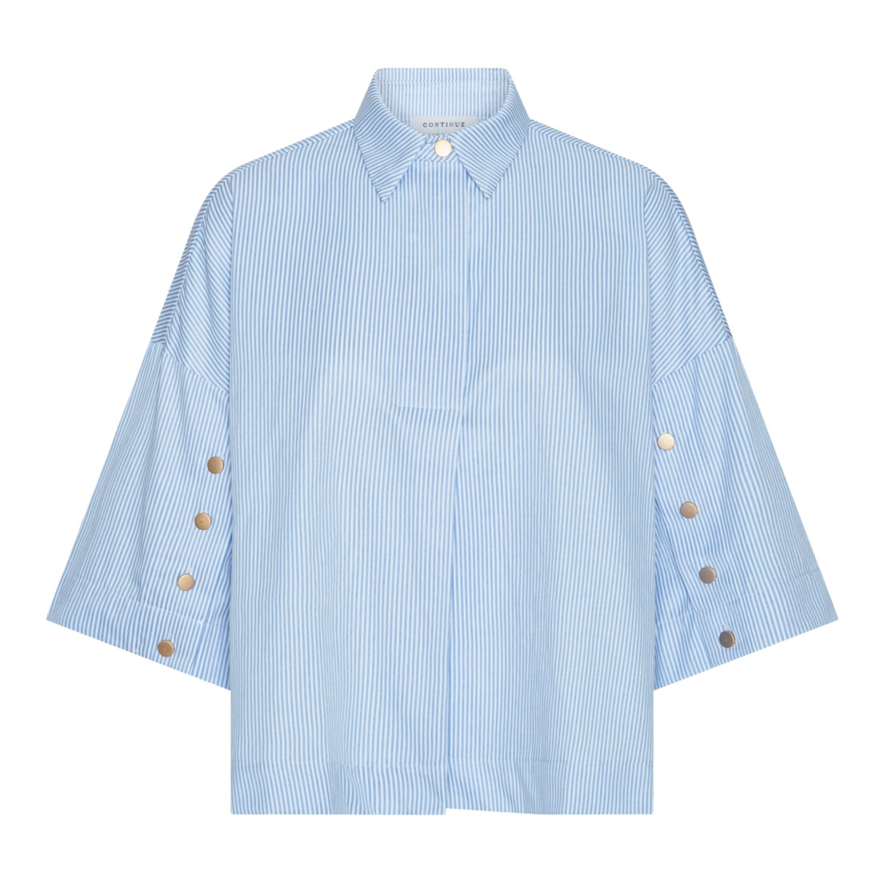 CONTINUE - SKJORTE - KLARA 14935 - BLUE STRIPES