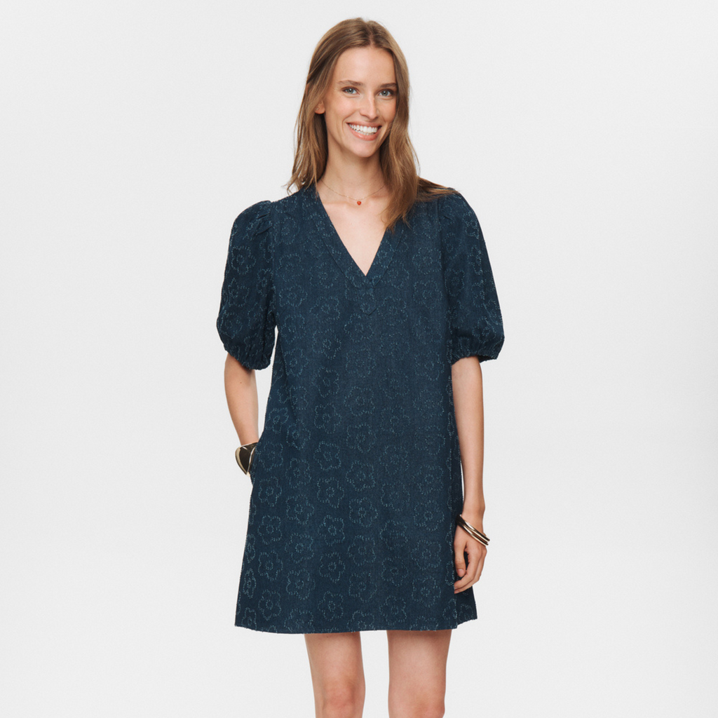 NÜMPH - KJOLE - MILLEY 706855 - DARK BLUE DENIM