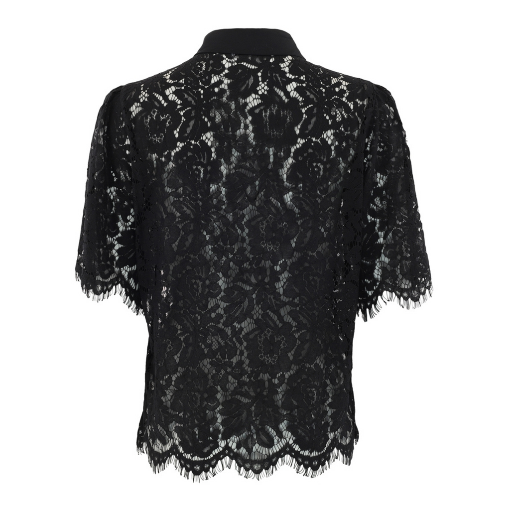 CONTINUE - BLUSE - PALOMA LACE 14992 - SORT
