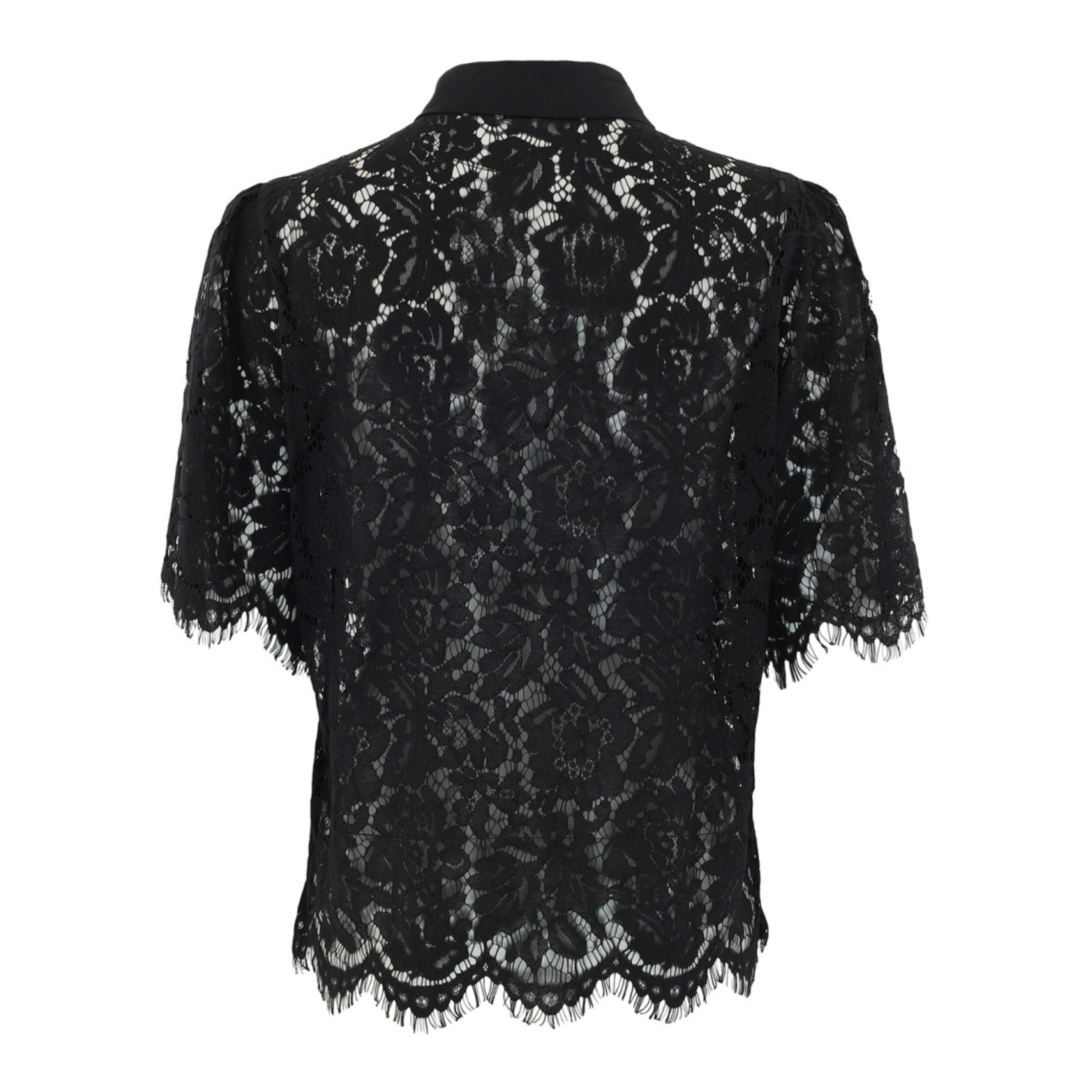 CONTINUE - BLUSE - PALOMA LACE 14992 - SORT