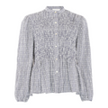 CONTINUE - SKJORTE - CHLOE SMOCK 14998 - BLUE CHECK