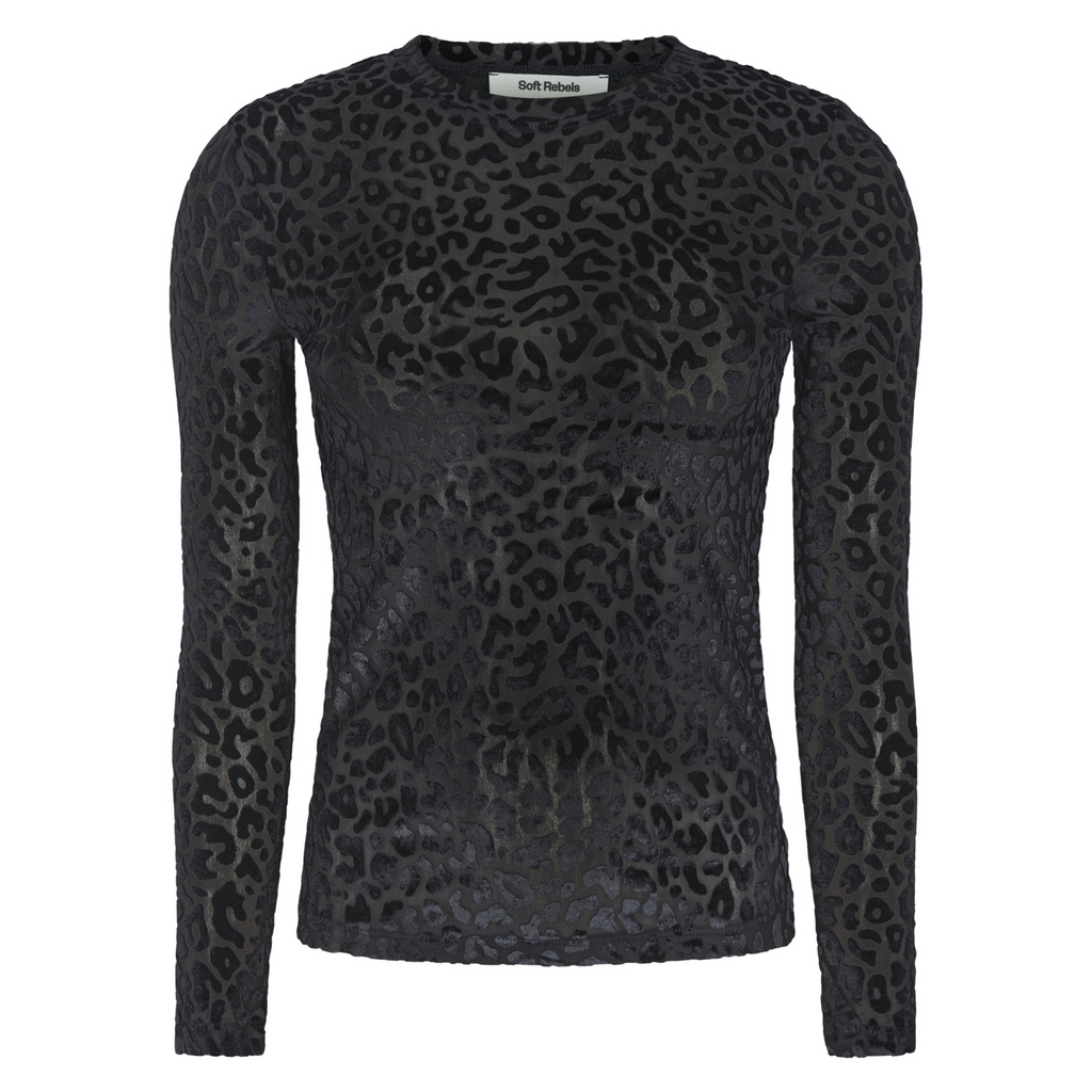 SOFT REBELS - BLUSE - ZARIA SR625-300 - SORT